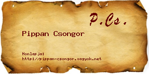 Pippan Csongor névjegykártya